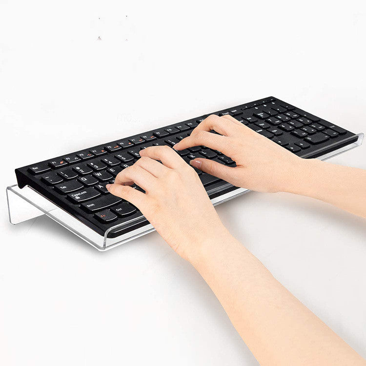 Transparent Acrylic Ergonomic Keyboard Stand