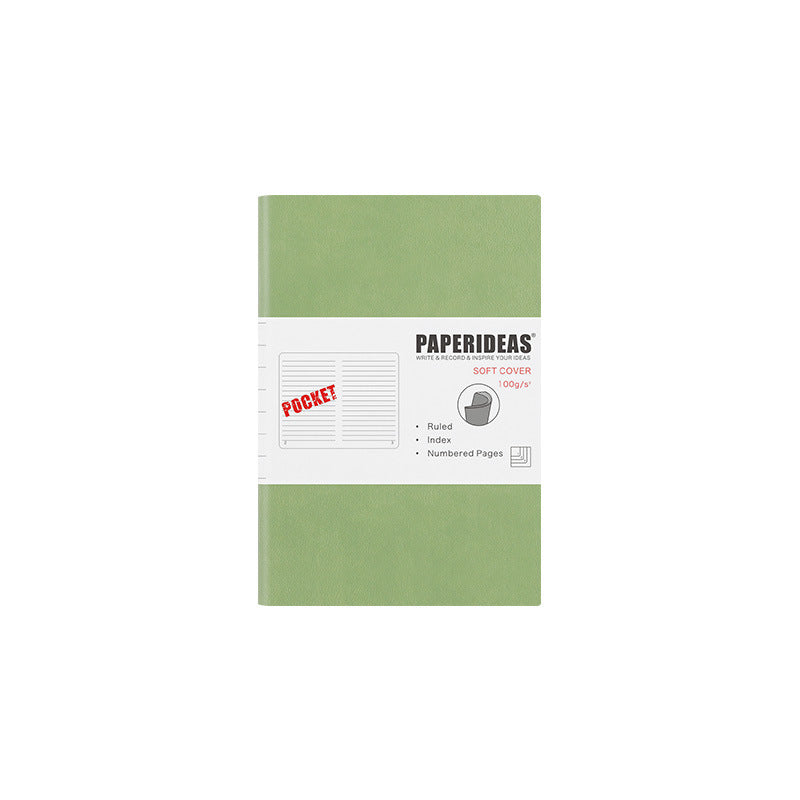 Soft Leather A6 Pocket Notebook