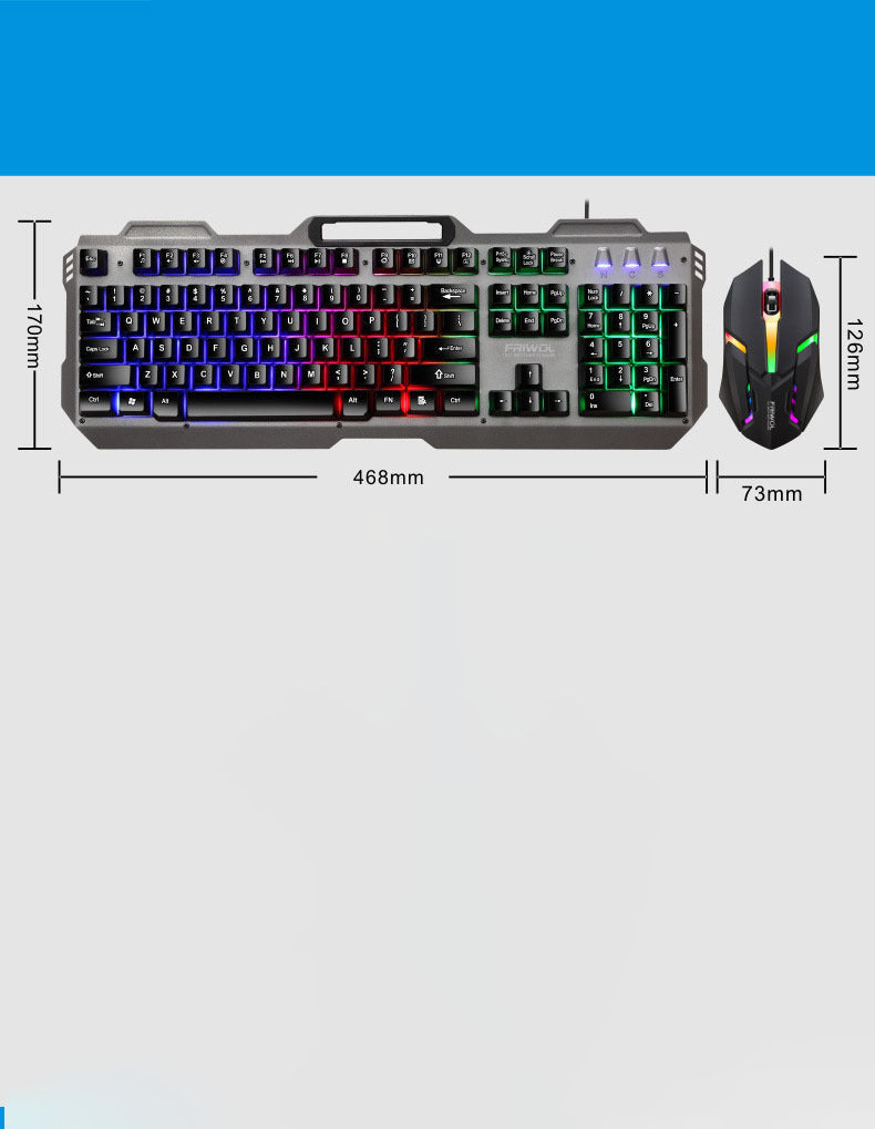 KT600 Gaming Keyboard and Mouse Set