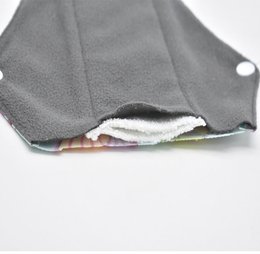 Large Bamboo Charcoal Washable Sanitary Napkins