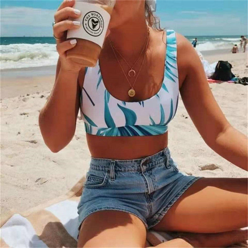 European And American Sexy Bikini Women Split Swimwear