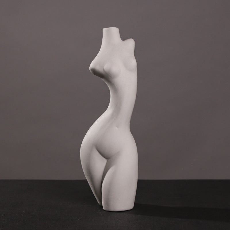 Nordic Creative Body Art Vase Decoration Living Room Flower Arrangement Home