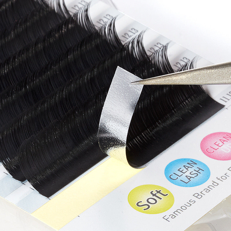 Yelix Eyelashes Manual Eyelashes 0.05 Natural 3D Camellia Flowers Bloom In Seconds Grafting False Eyelashes