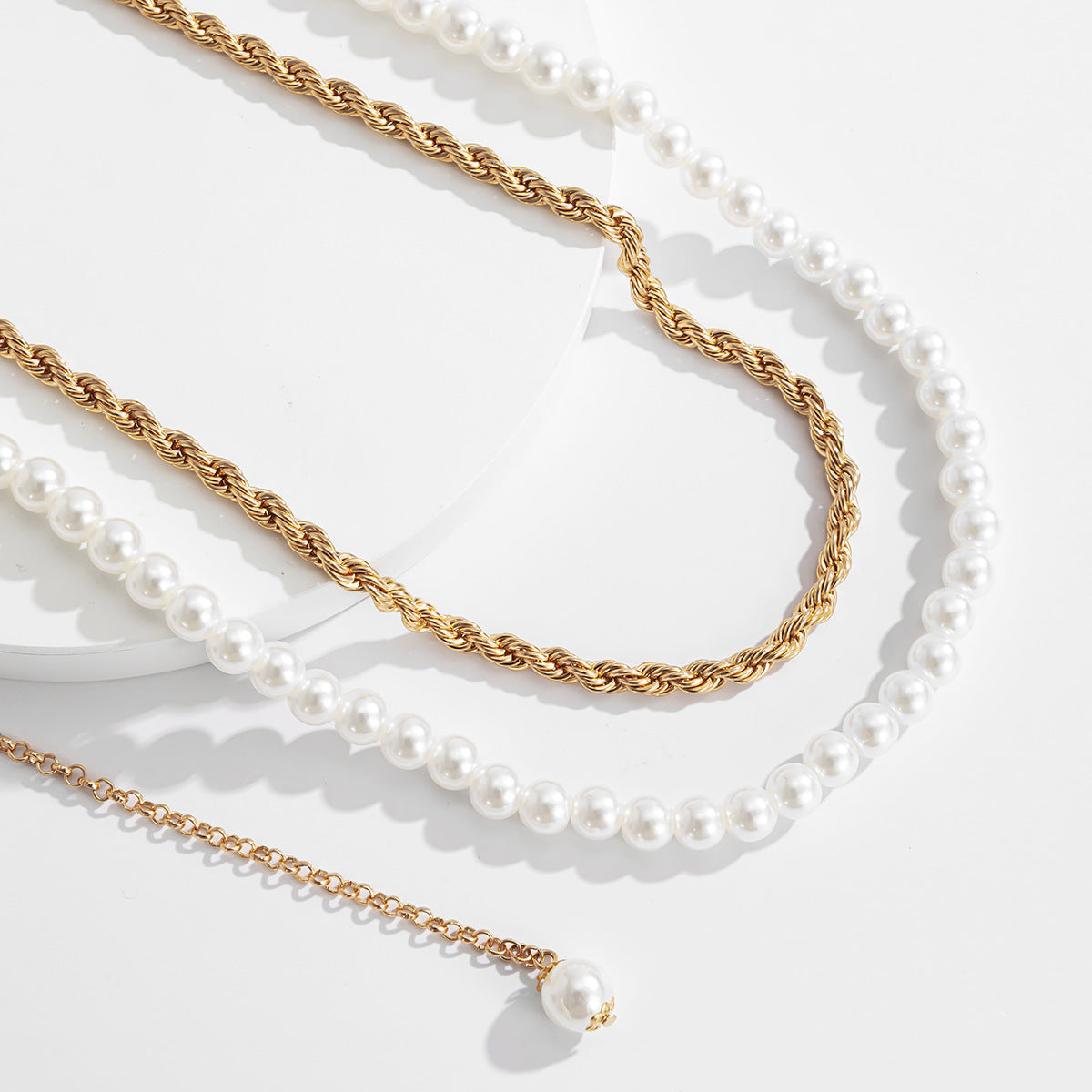 Casual Pearl Dress Waist Chain Accessories