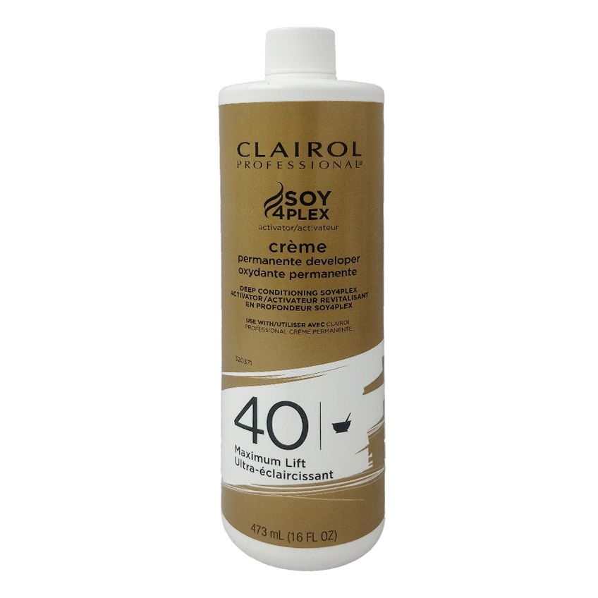 Clairol Soy 4 Plex Creme Permanente Developer 40 Volume 16 Oz