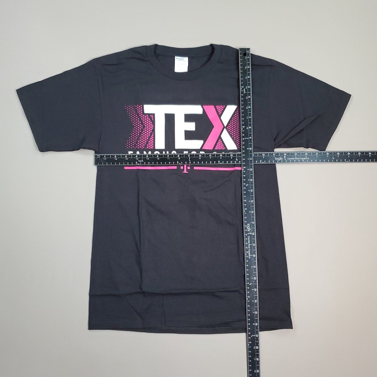 T-MOBILE Tee Shirt Short Sleeve TEX Famous For Care Men's Unisex Sz S Black/Pink (New)