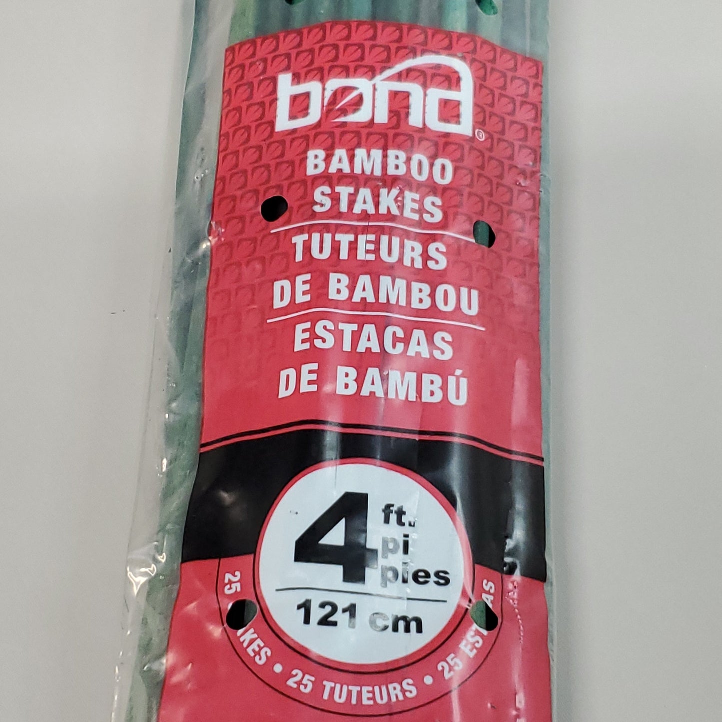 BOND 100-PACK!  Bamboo Stakes 4 ft Tall Green 425N by Orbit (New)