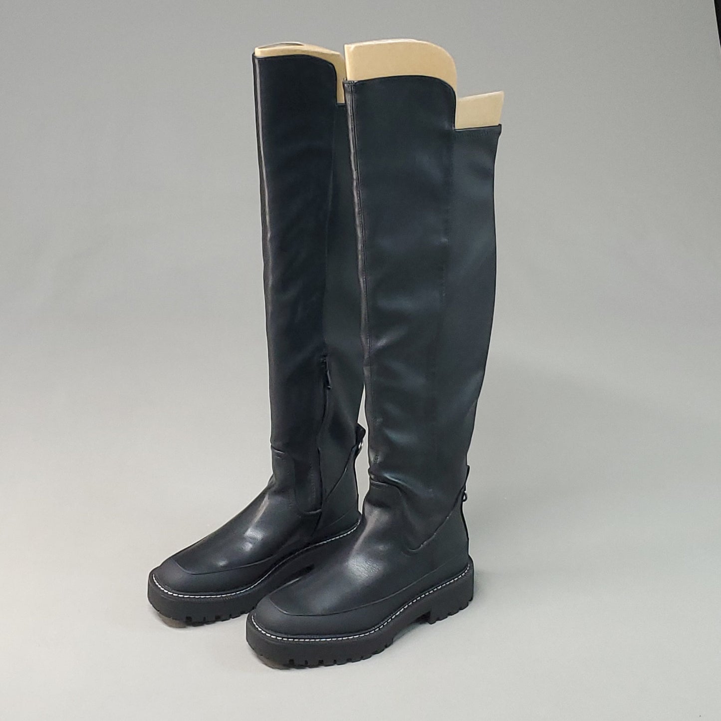 Sam Edelman Lerue Nappa Black Tall Boots Women’s 7.5 M H8522L1001 New