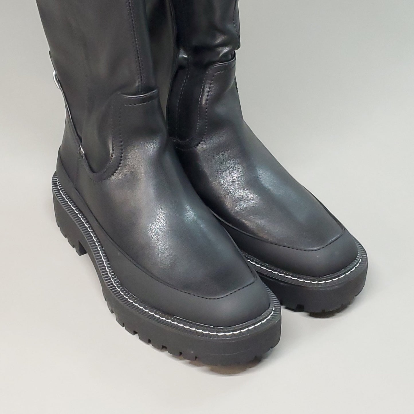 Sam Edelman Lerue Nappa Black Tall Boots Women’s 7.5 M H8522L1001 New