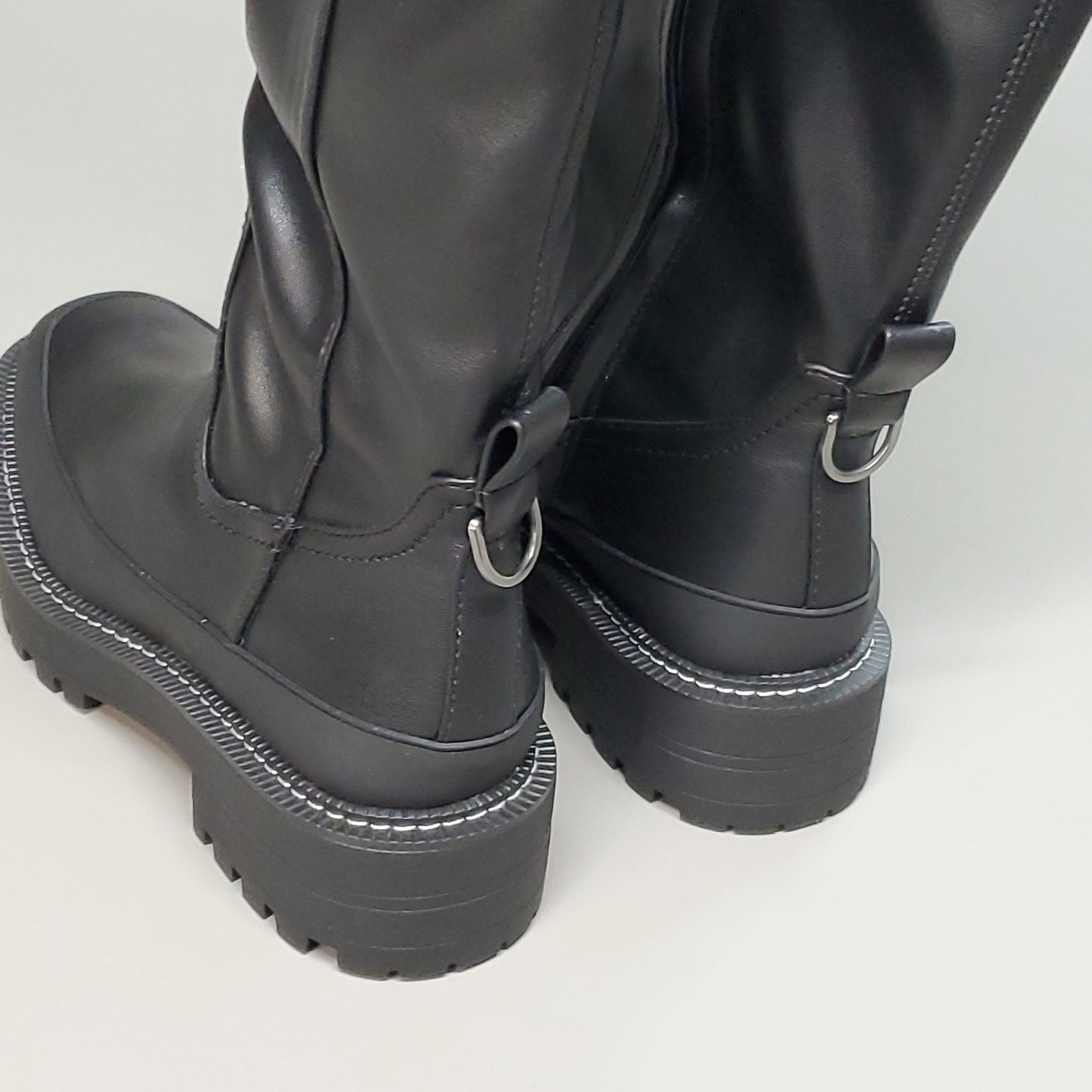 Sam Edelman Lerue Nappa Black Tall Boots Women’s 7.5 M H8522L1001 New