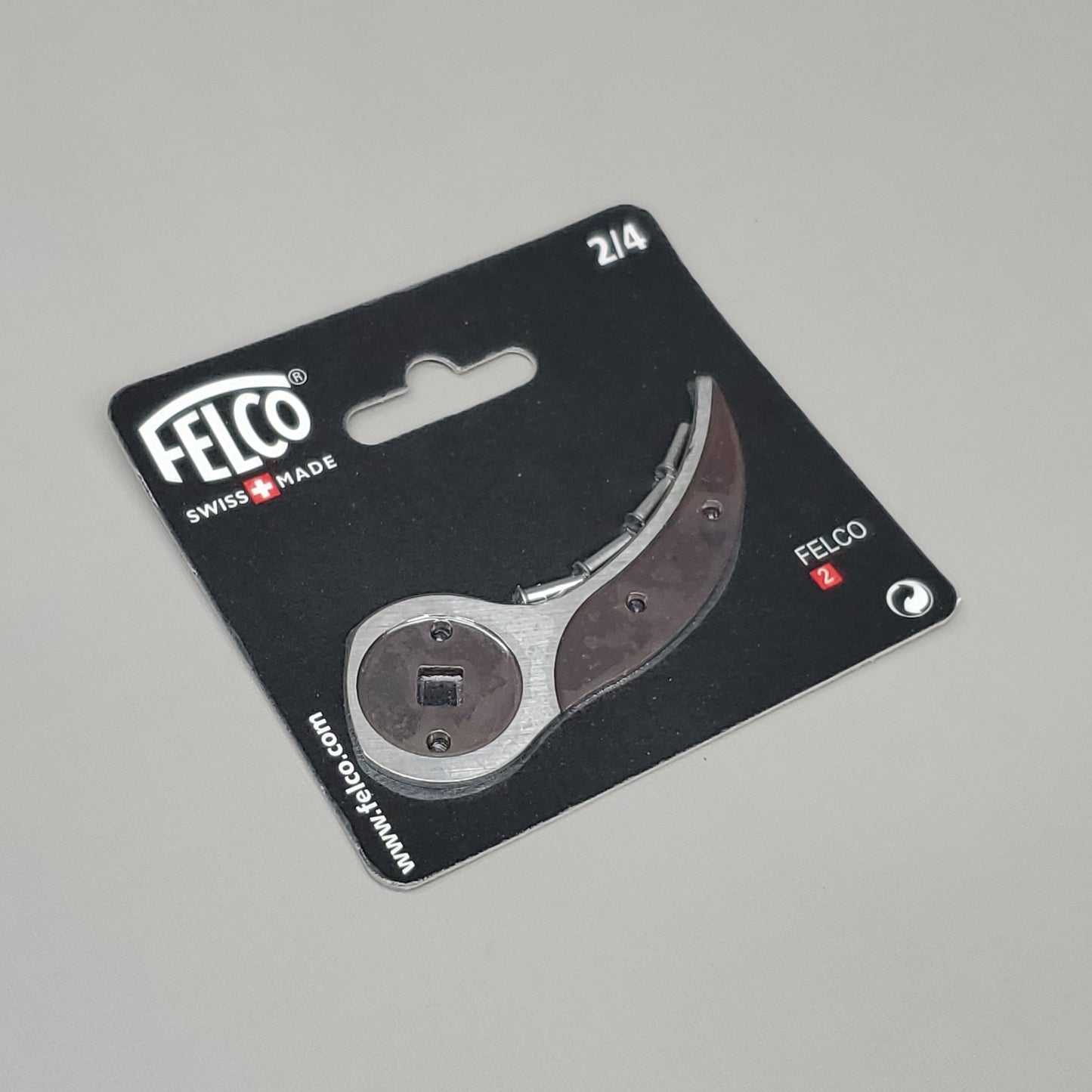FELCO Swiss Made Pruner Replacement Anvil Blade With Rivets 2/4 (New)