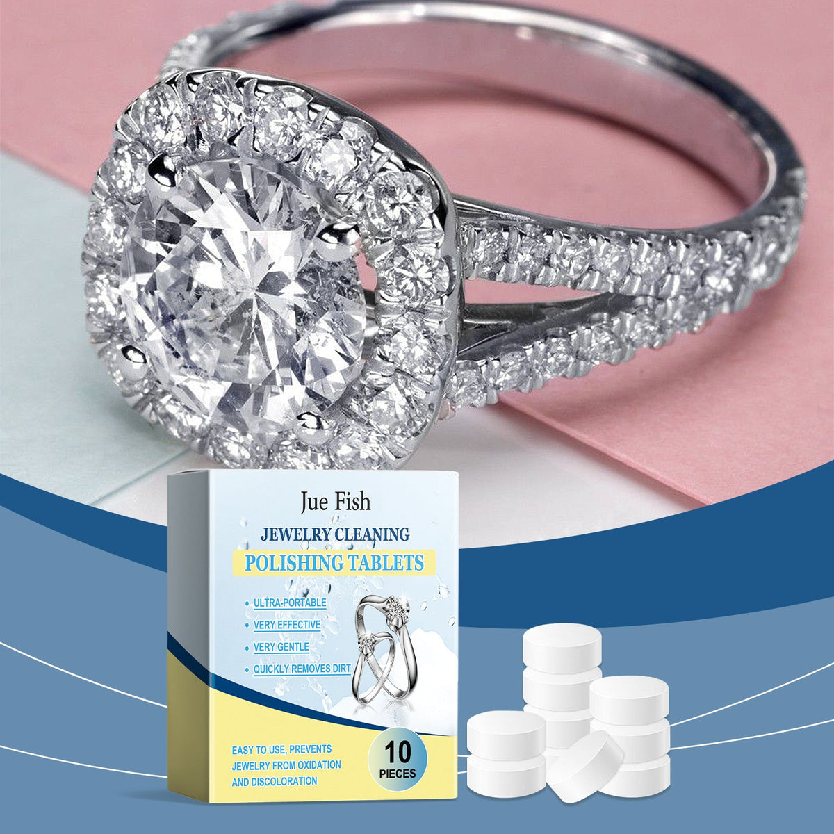Jewelry Cleaning Decontamination Anti-oxidation Ornament Maintenance Cleaning Plate