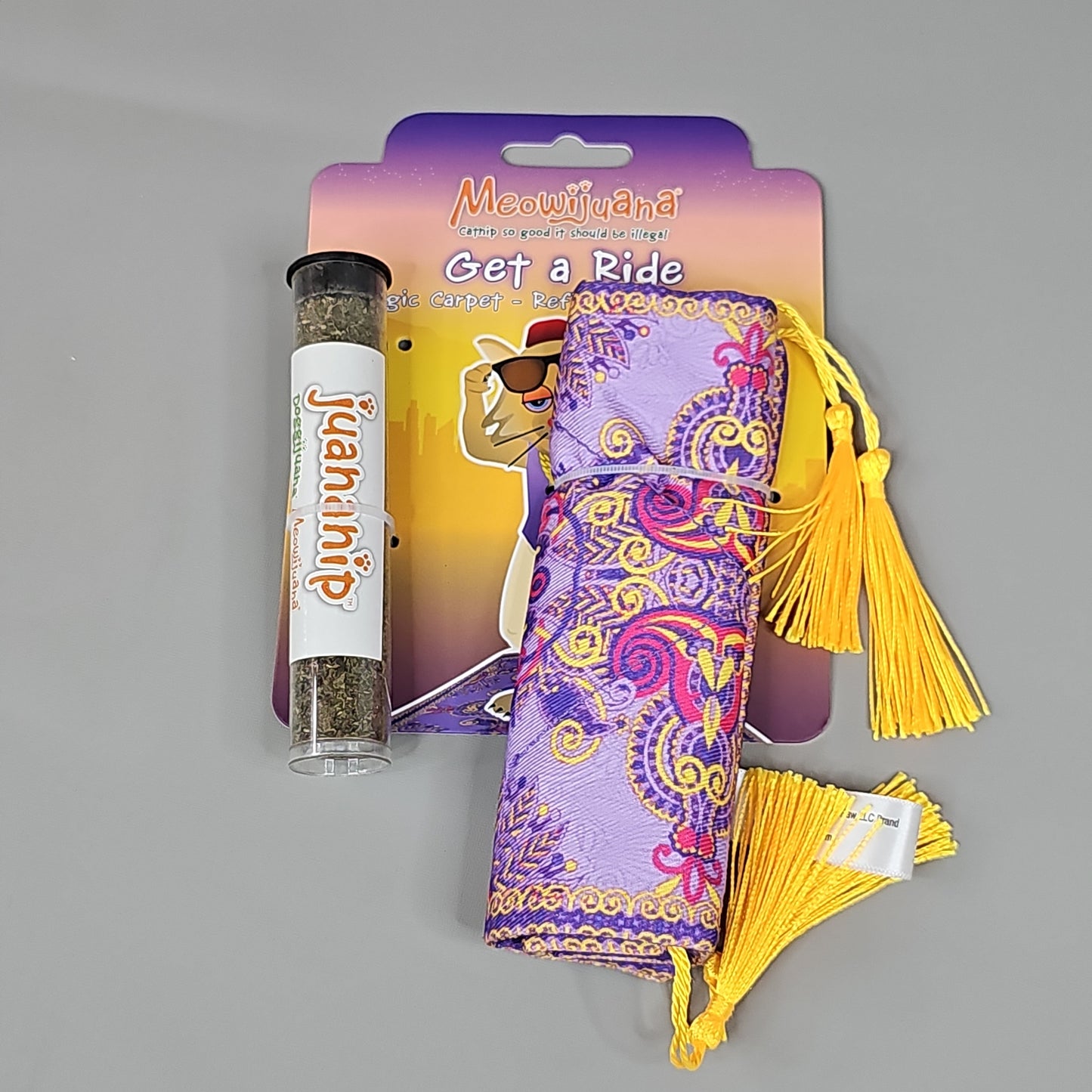 SMARTER PAW Meowijuana Organic Catnip Toy CASE OF 24! Get a Ride Magic Carpet Cat Toy (New)