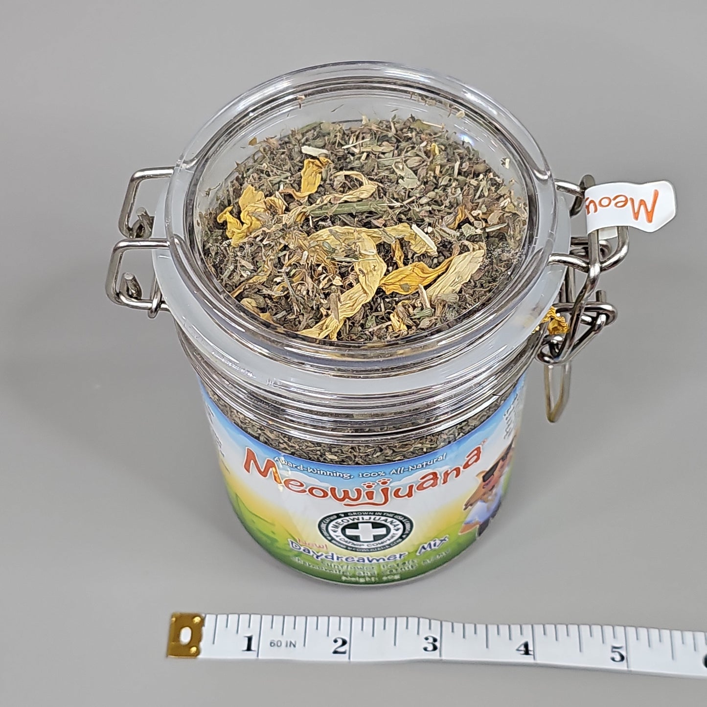 SMARTER PAW Meowijuana Organic Catnip Jar of Daydreamer Mix for Cats (New)