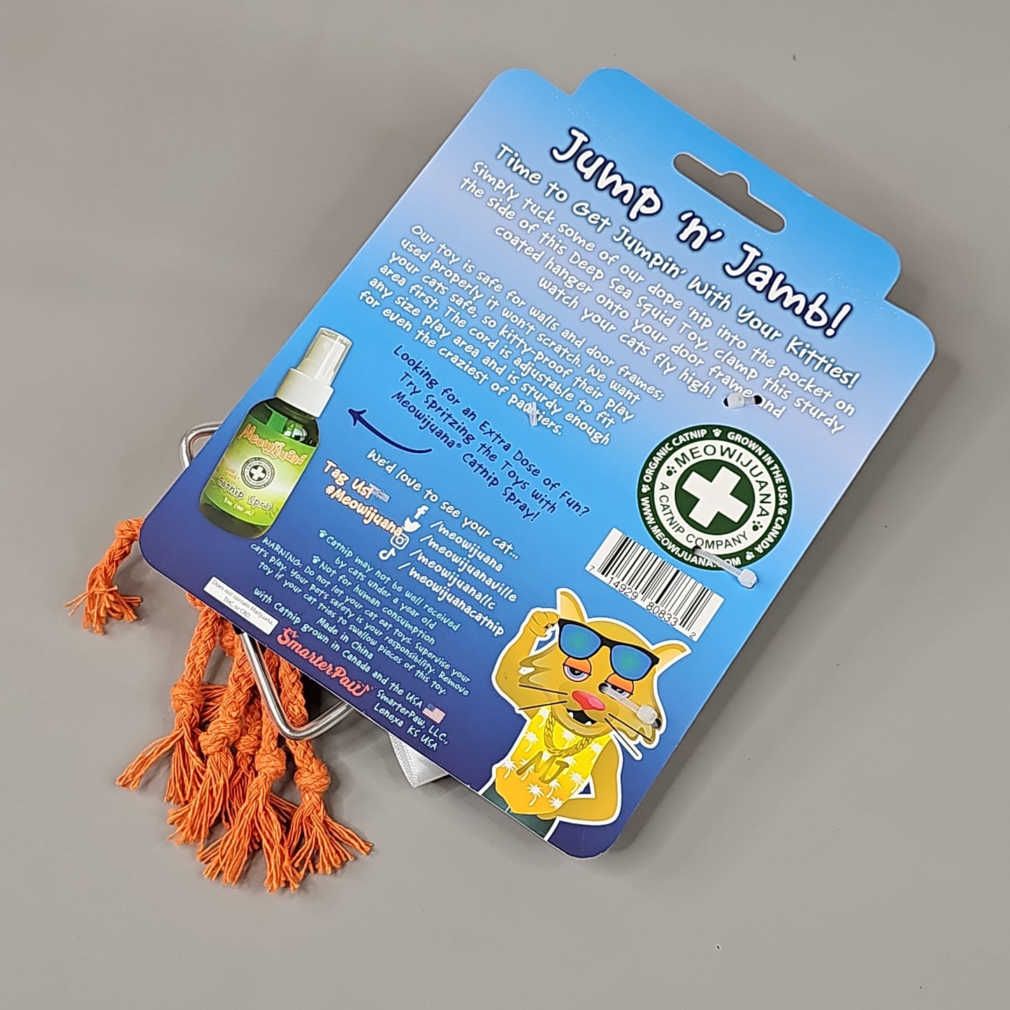 SMARTER PAW Meowijuana Organic Catnip Cat Toy Variety Pack (New)