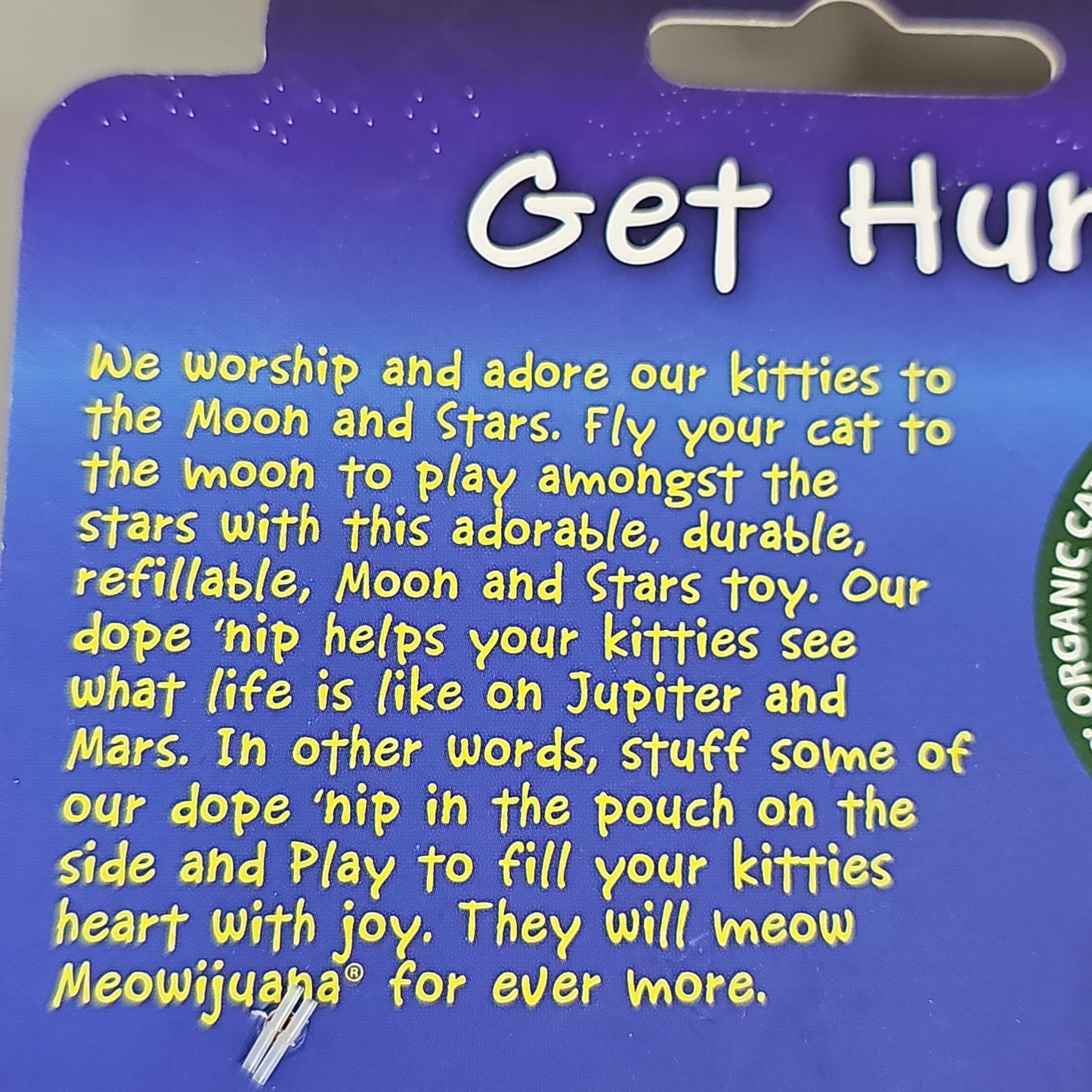 SMARTER PAW Meowijuana Organic Catnip Toy CASE OF 24! Get Hung Moon & Starts Cat Toy (New)