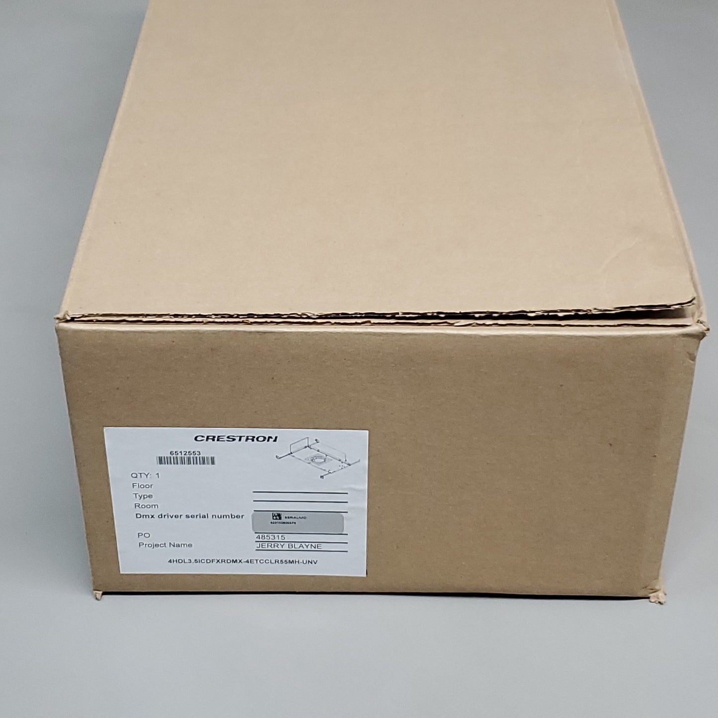 CRESTRON Tunable LED Light Fixture Black Housing With Light LFX-DL-TUNC (New)