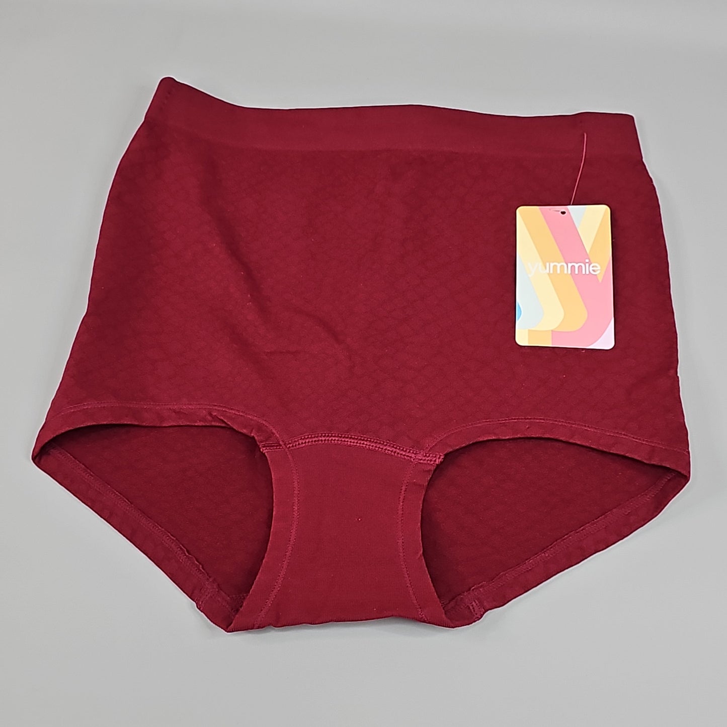 YUMMIE Lexi Mid Waist Girlshort Cabernet Women's Underwear Sz M/L Black YT5-306-CAB-M/L (New)