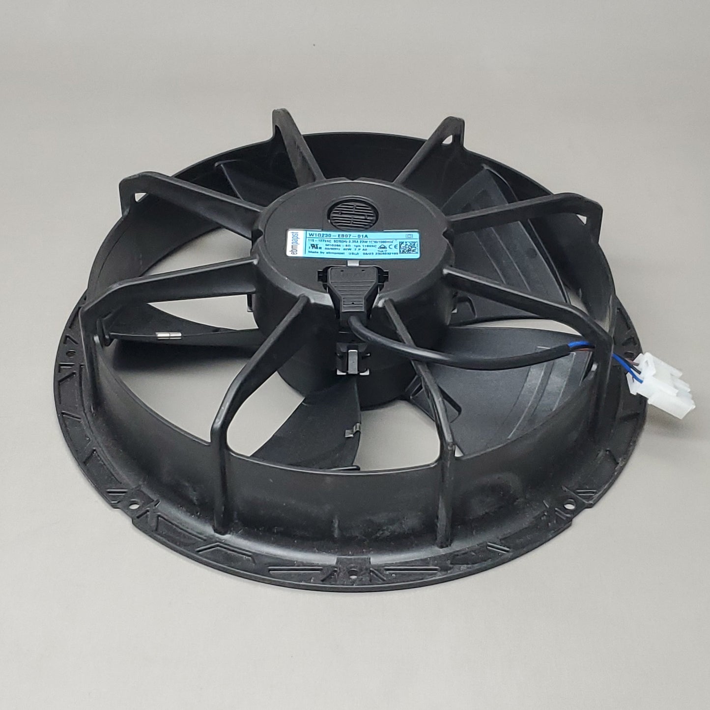 EBMPAPST Axial Fan 11-127VAC 50/60hz 23 Watt 1500 RPM W1G230-EB97-01A