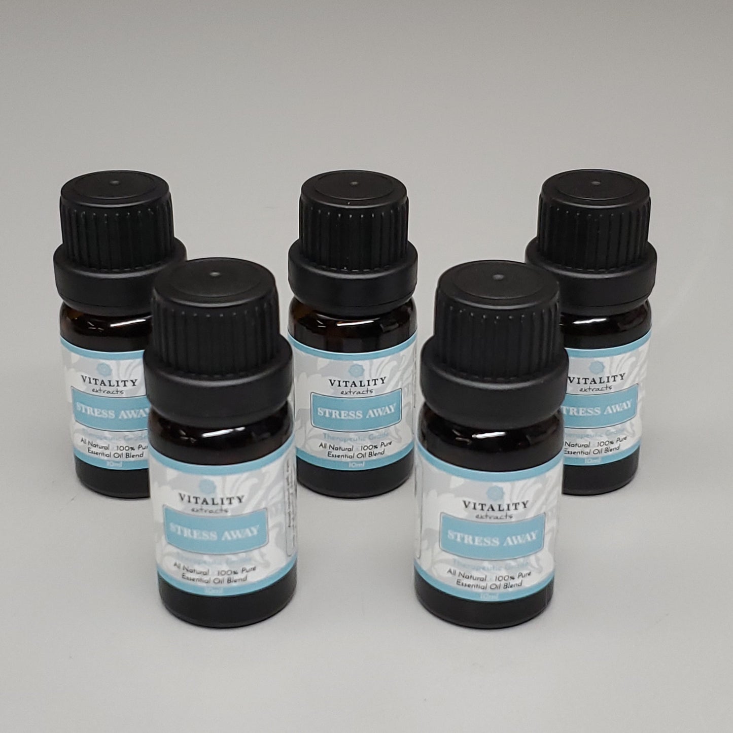 VITALITY 5 PK! Stress Away Essential Oil 10ml Amber