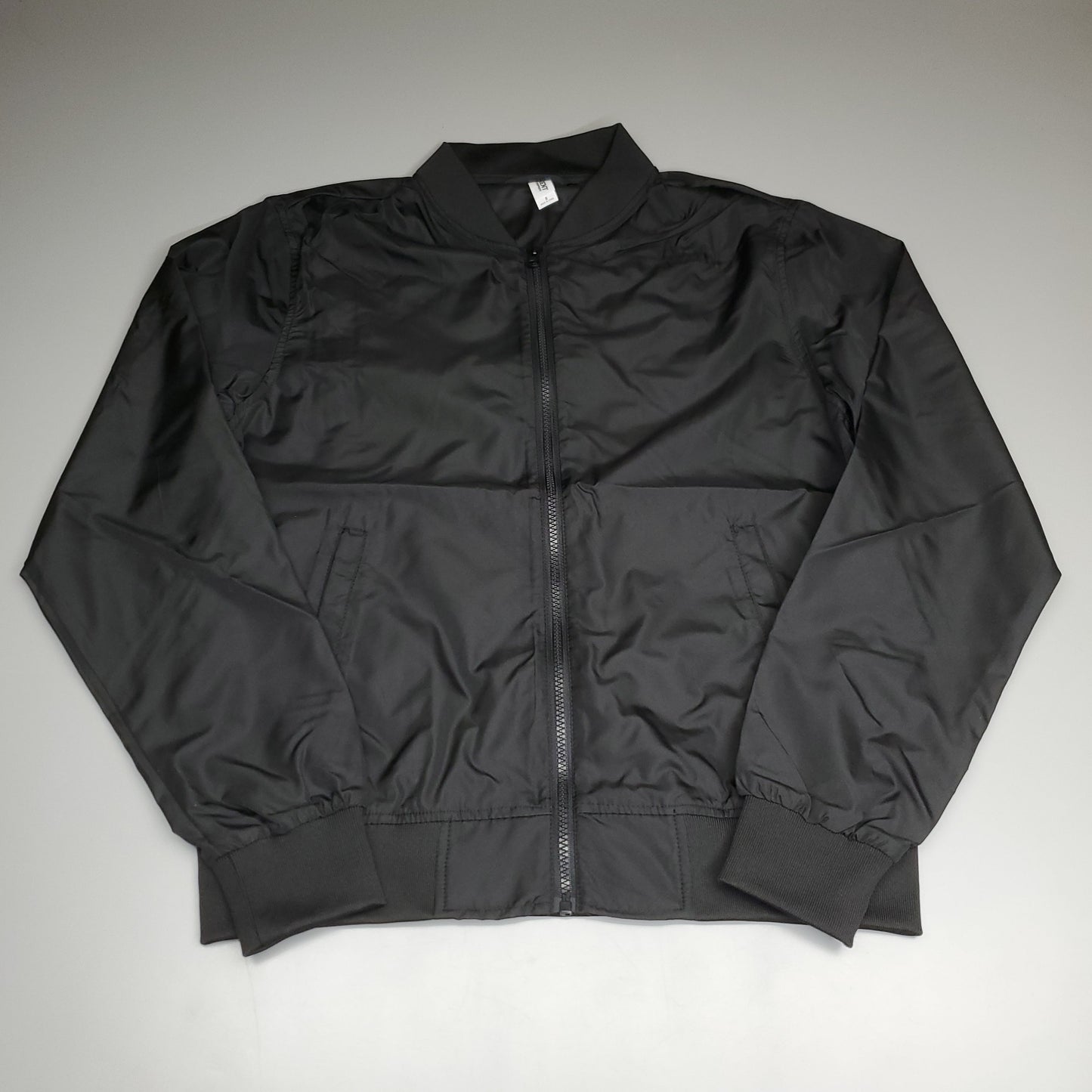 INDEPENDENT TRADING CO. Men's Lightweight Bomber Jacket Sz S Black (New)