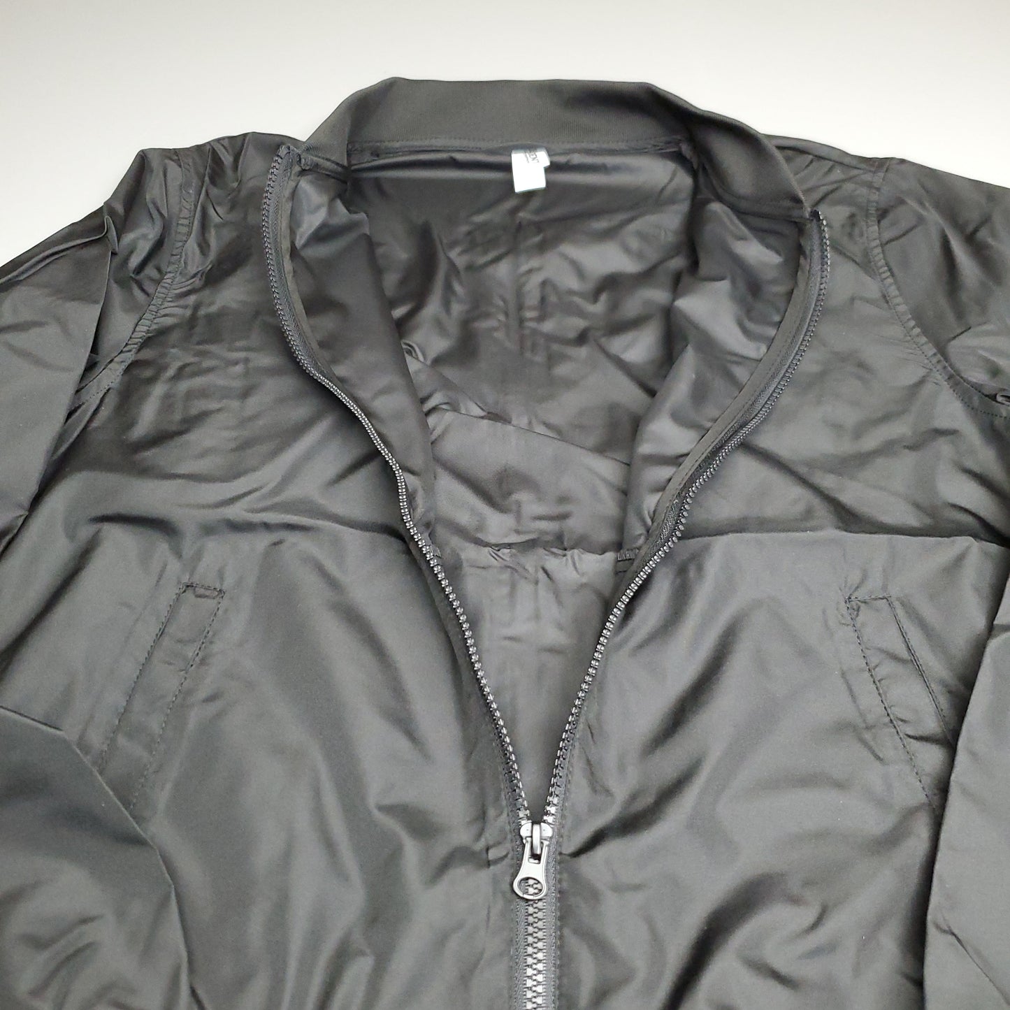 INDEPENDENT TRADING CO. Men's Lightweight Bomber Jacket Sz S Black (New)