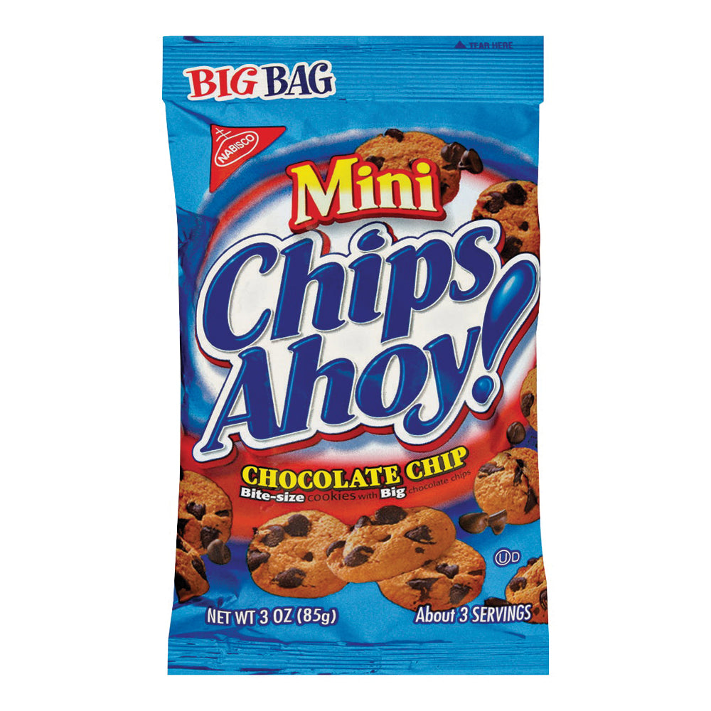 Chips Ahoy! Mini Original Chocolate Chip Cookies, Big Bag, 3 Oz