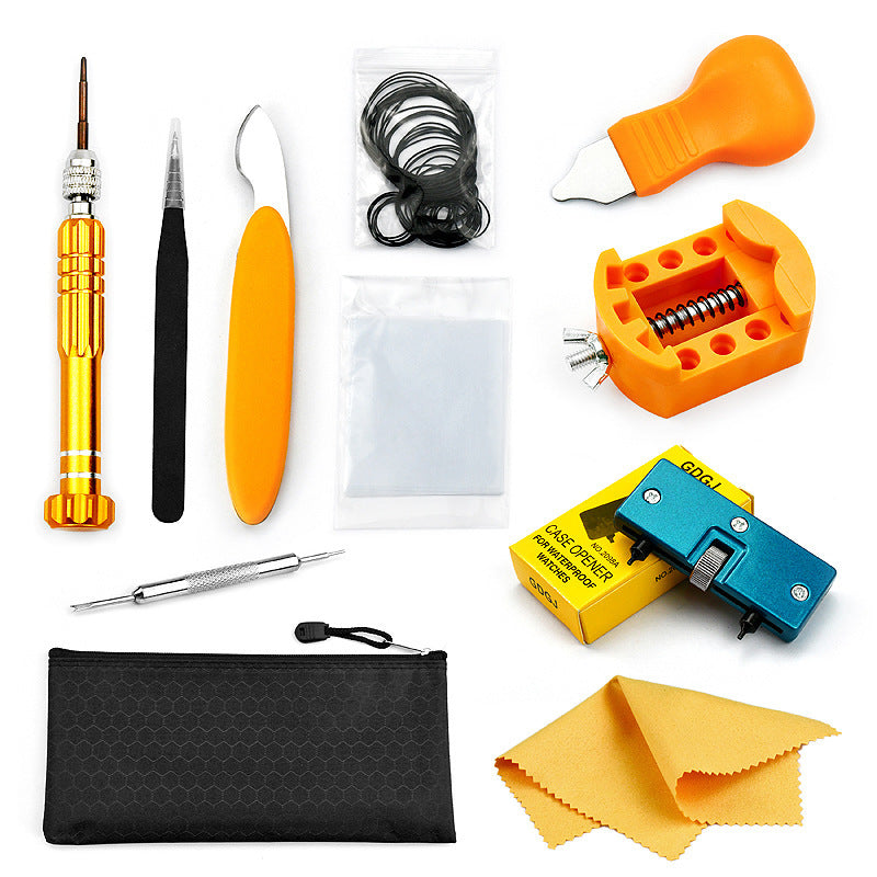 Watch Back Cover Press Tool Kit - 18 Pieces