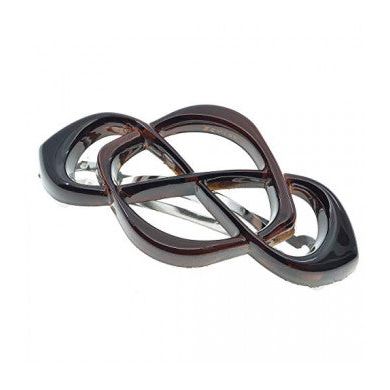 Camila Paris CP2425 French Hair Barrette Clip For Girls Tortoise Shell, Auromatic Clasp Strong Hold Grip Hair Clips For Women, No Slip And Durable Styling Girls Hair Accessories, Made In France