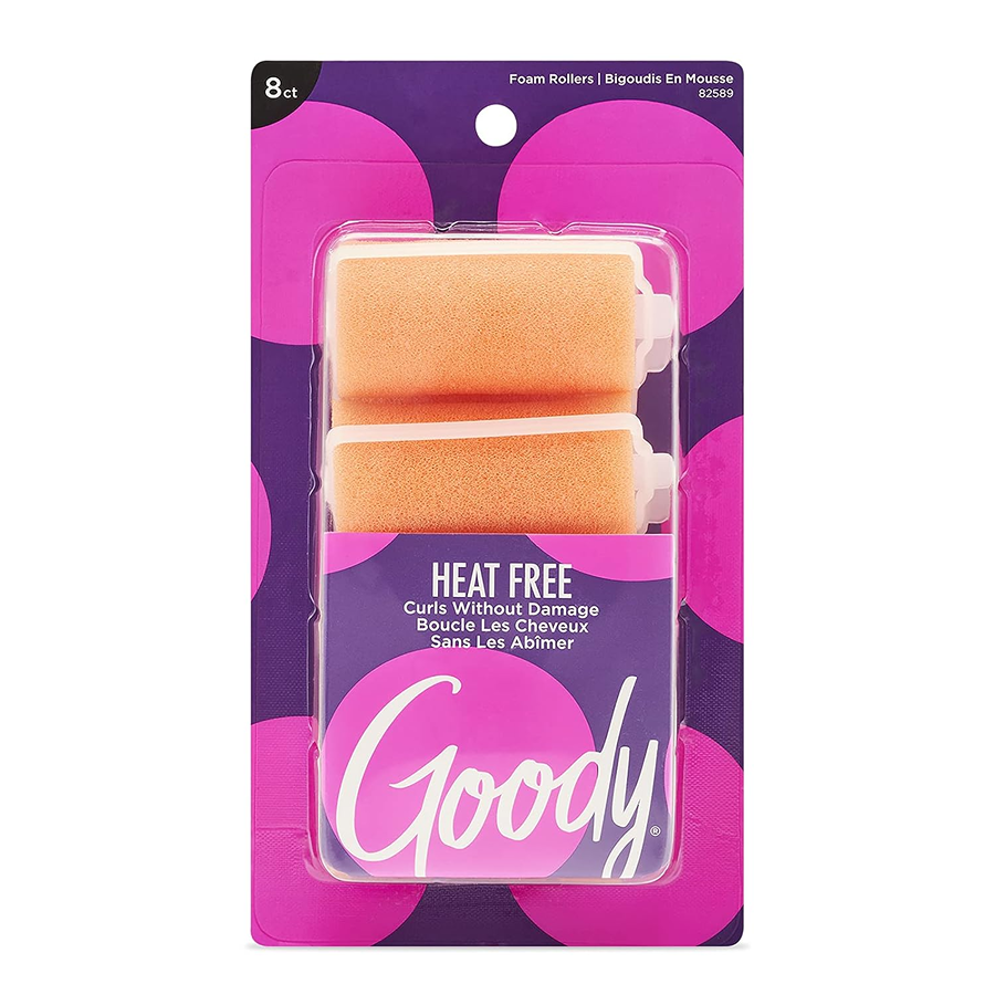 Goody Rollers Hair, Foam, Orange, Jumbo
