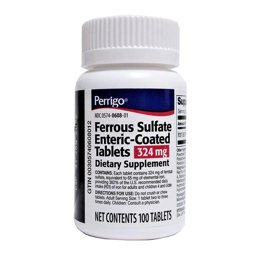 Perrigo Ferrous Gluconate Tablets 324 Mg