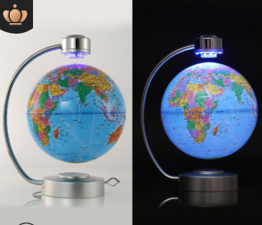 8-Inch Magnetic Suspension Globe - Office Decoration & Novelty Gift