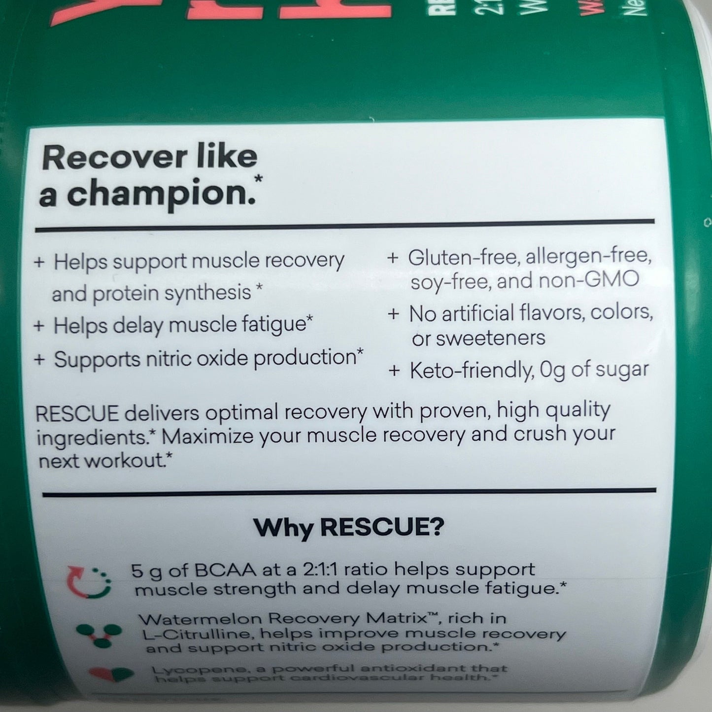 ZA@ EBOOST Gluten-Free Plant-Based Pre-Workout Watermelon Rescue 20 Serving BB 08/25 A