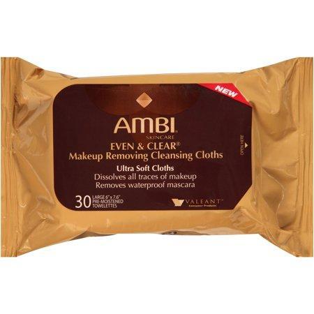 Ambi Valeant Pharmaceuticals Even & Clear Makeup Removing Cleansing Cloths