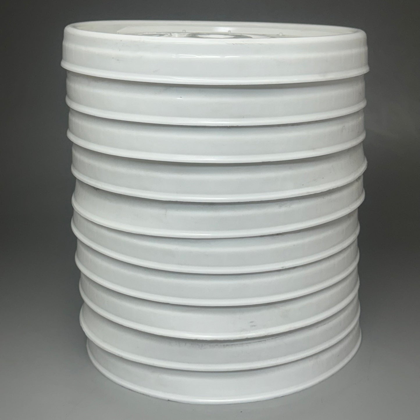 LETICA Tank Bucket Caps (10 Pack) L3100 12”Dx1 1/2”H Plastic White