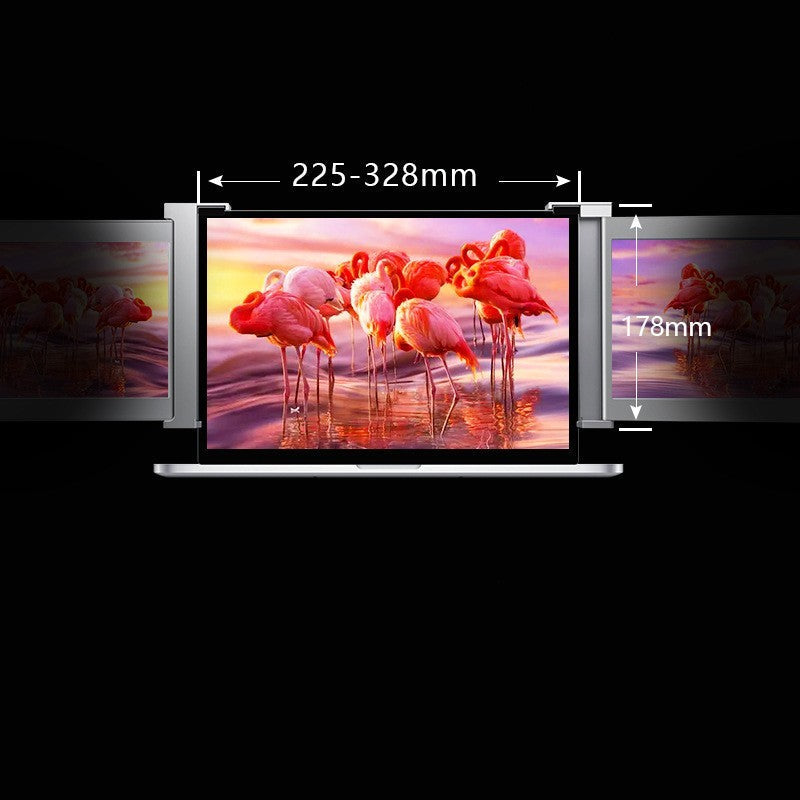 Portable Dual-Screen 10.1" Notebook Display