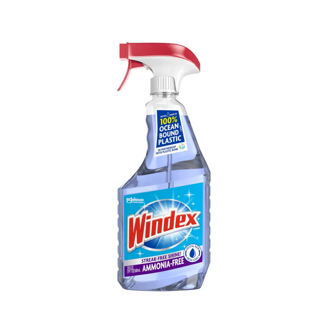 Windex Glass Cleaner, Ammonia Free, Crystal Rain Fresh Scent 23 Fl Oz
