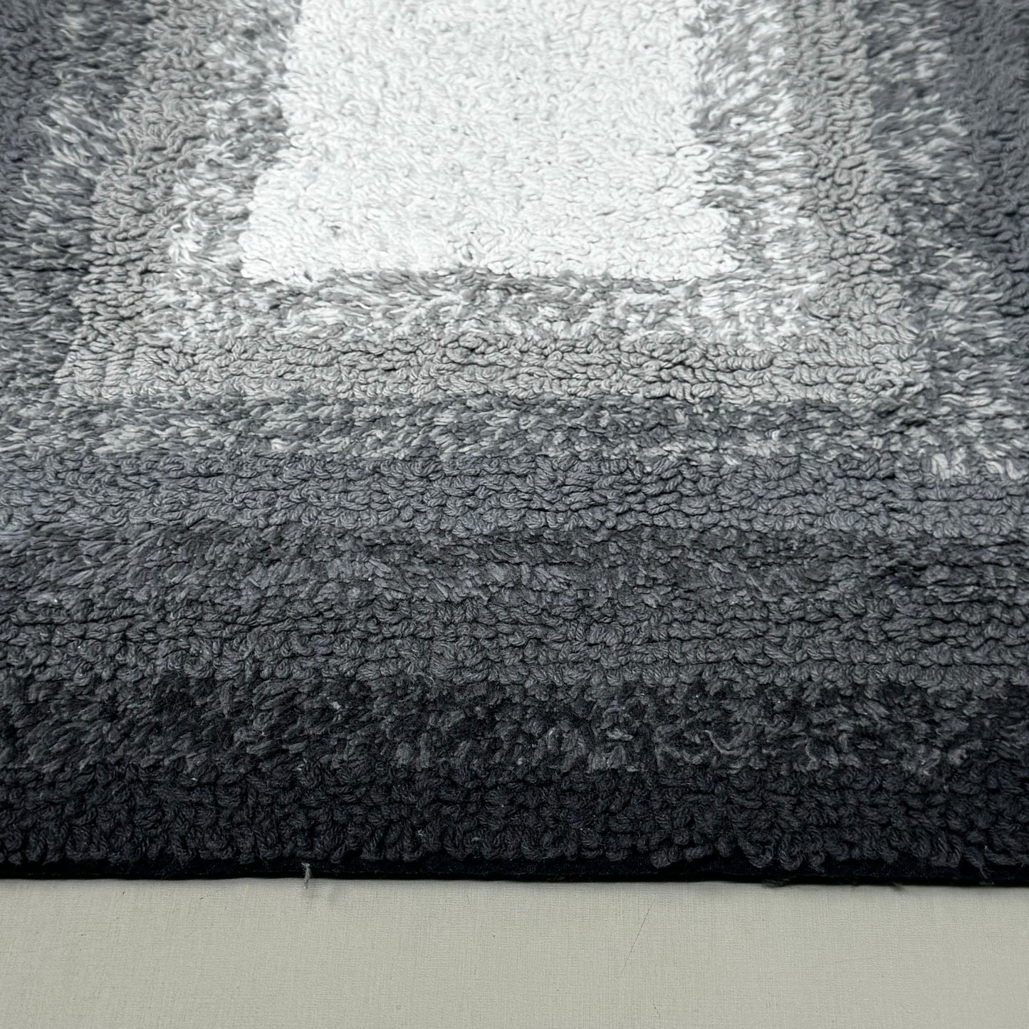 BETTER HOMES & GARDEN Cotton Reversible Bath Rug 20X30" Ombre Grey