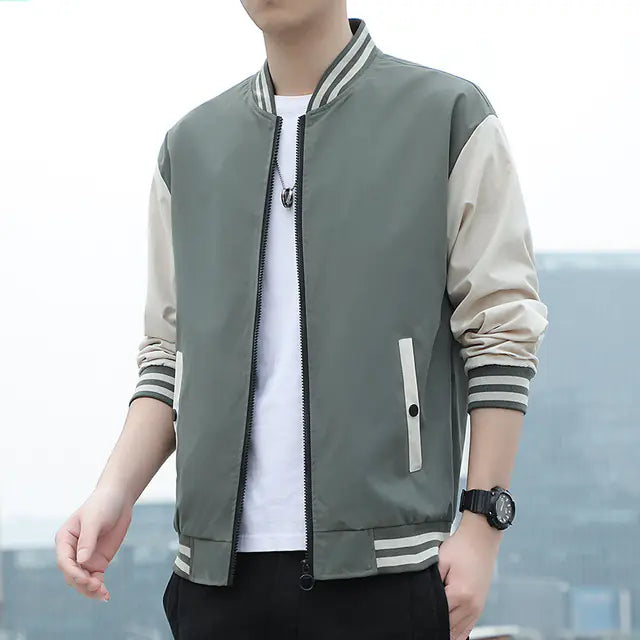 Style Loft Collection Greenbriar Unisex Baseball Jacket