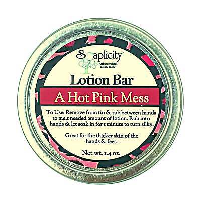 A Hot Pink Mess Lotion Bar
