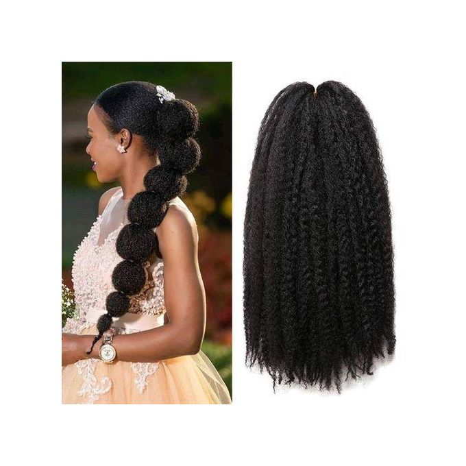 18 Inch Marley Hair for Braids | Afro Kinky Ombre | 30 Strands per Pack