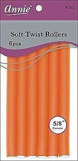 Annie Soft Twist Rollers 6pcs - 5/8in