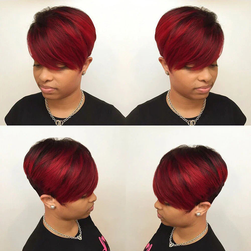 Lumiere Hair Pixie Cut Short Straight Human Hair
