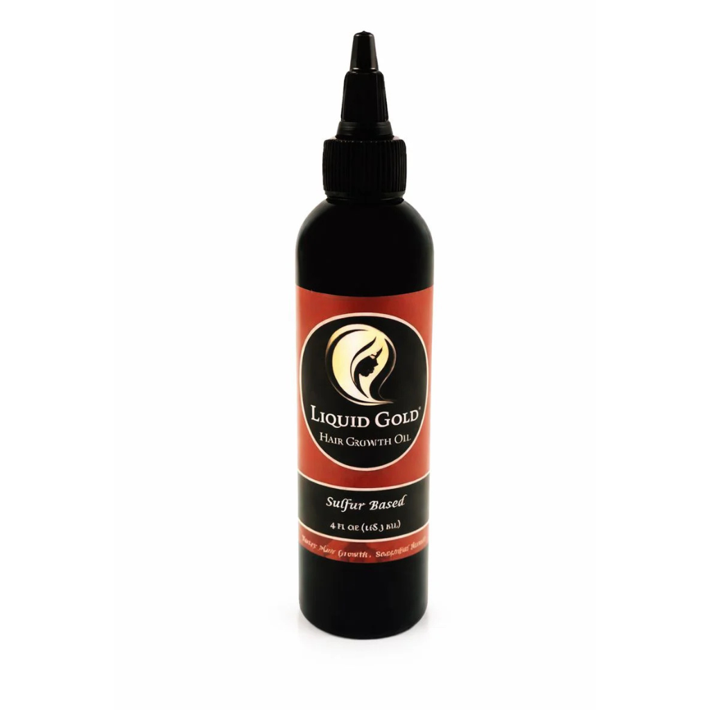 Liquid Gold Hair Growth Oil –  Strengthens, Nourishes and Supports Thicker Fuller Hair - Sulfur Infusion