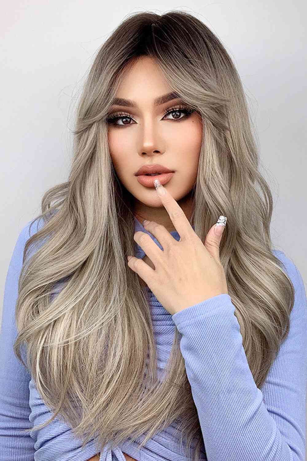 Synthetic Cap Long Wave Wig, 26''