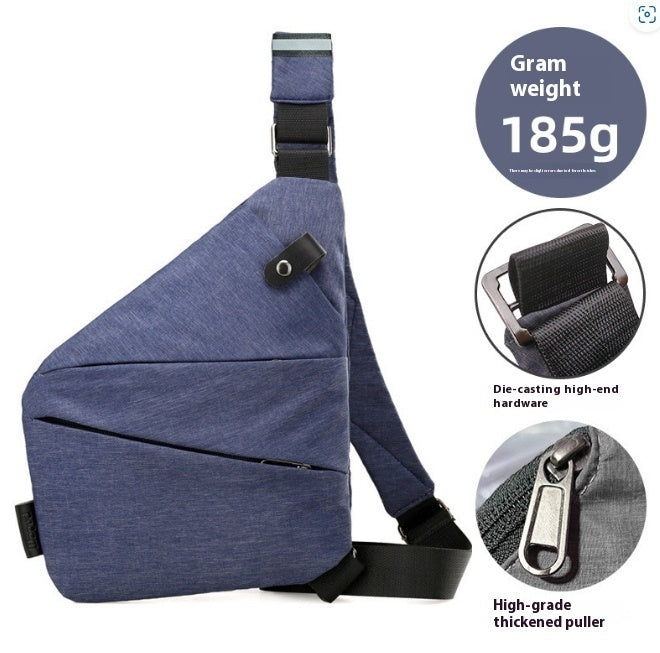 Men's Lightweight Nylon Crossbody Bag