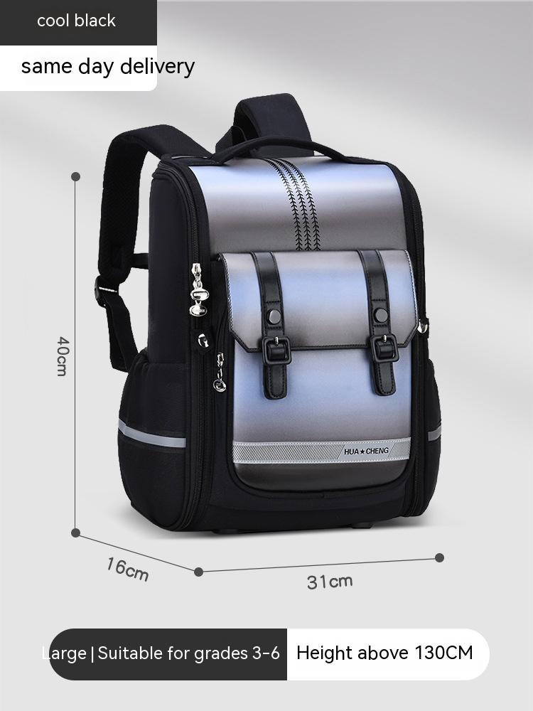 Spine-Safe Large Capacity Student Backpack (Grades 1-6)