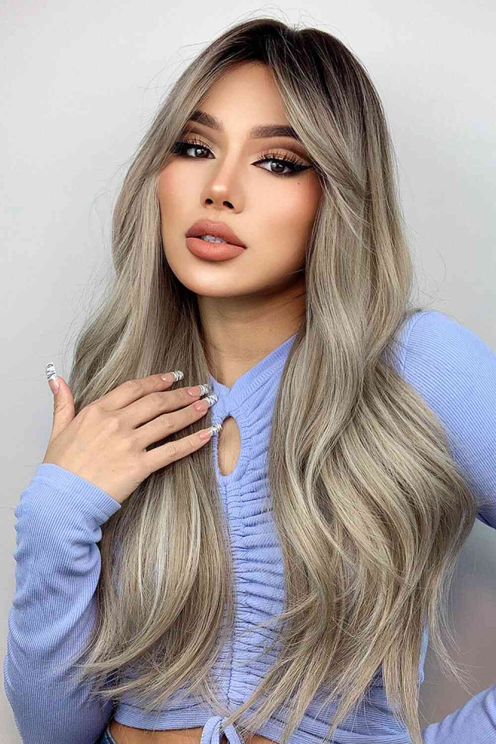 Synthetic Cap Long Wave Wig, 26''
