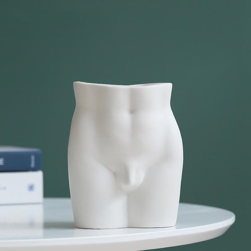 Half Body Abstract Art Vase Ornaments