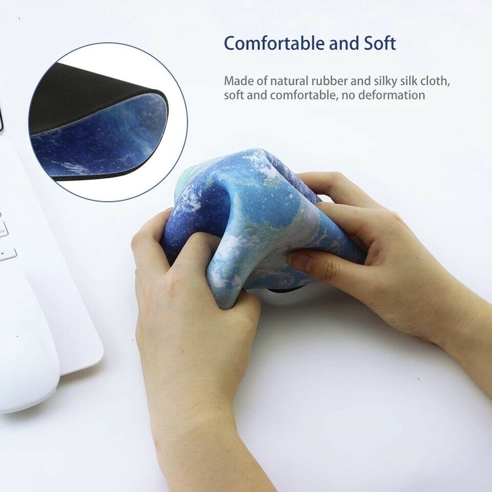 Round Gaming Mouse Pad for PC, Laptop, and Notebook - Non-Slip Mice Mat